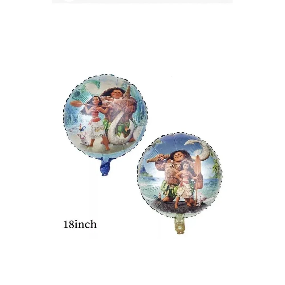 Moana Birthday Party Supplies Foil Balloon Bouquet Decoration, Birthday